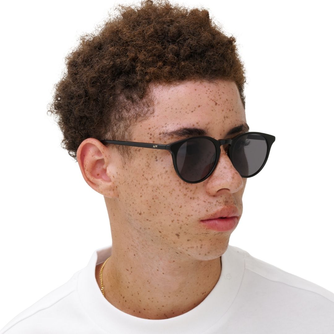 MessyWeekend New Depp Sunglasses (Black Grey)
