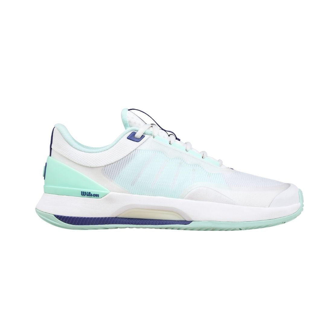 Wilson Intrigue Tour Women Padel Shoes (White/Bay/Skipper Blue)