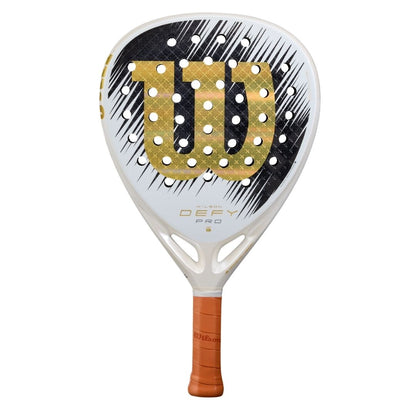 Wilson Defy Pro V1 SE Padel Racket White Black Gold