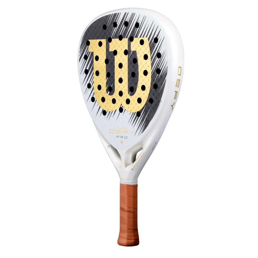 Wilson Defy Pro V1 SE Padel Racket White Black Gold