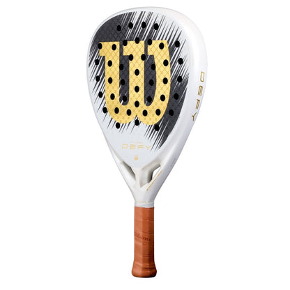 Wilson Defy V1 SE Padel Racket White Black Gold