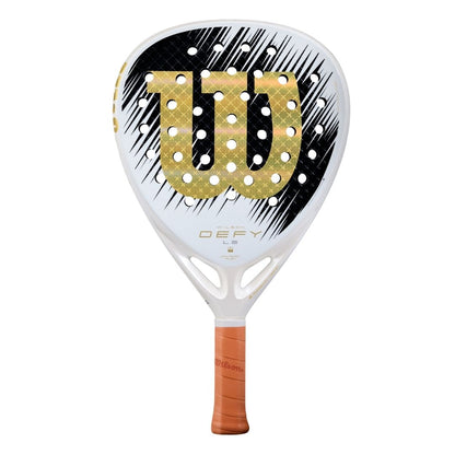 Wilson Defy LS V1 SE Padel Racket White Black Gold