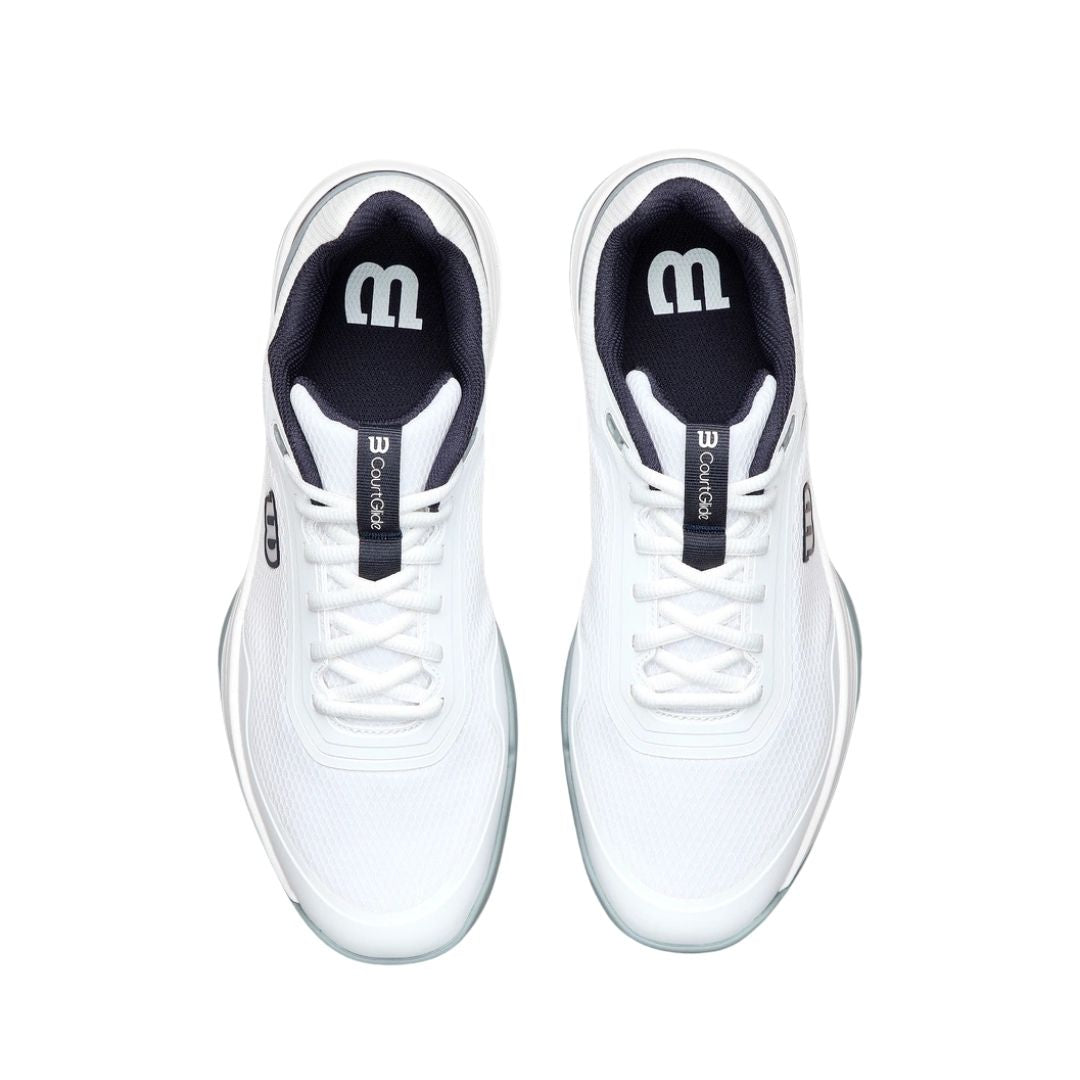 Wilson Courtglide Men Padel Shoes (White/Navy Blazer/Quarry)