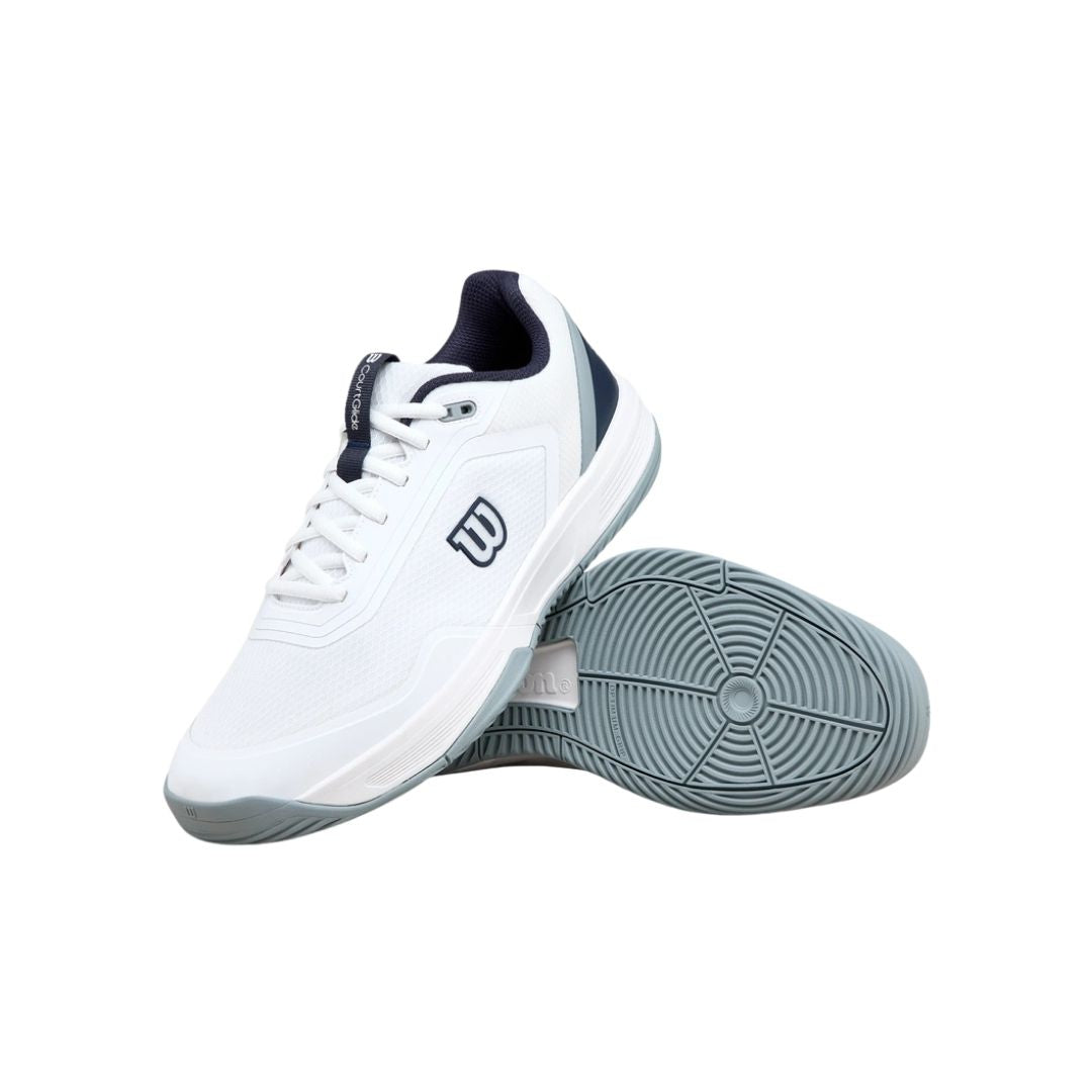 Wilson Courtglide Men Padel Shoes (White/Navy Blazer/Quarry)