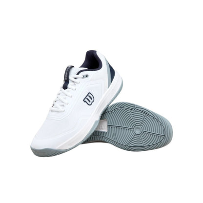 Wilson Courtglide Men Padel Shoes (White/Navy Blazer/Quarry)