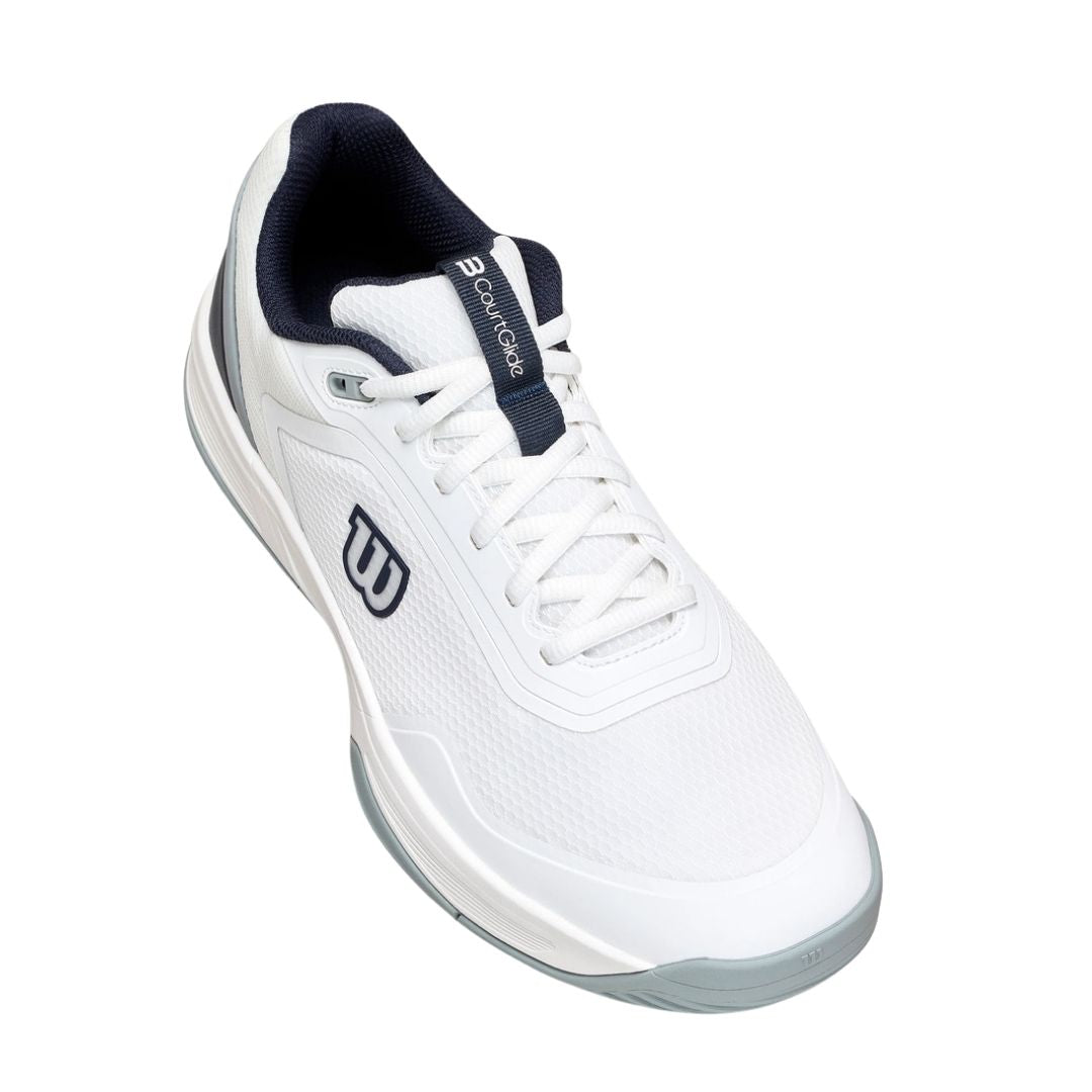 Wilson Courtglide Men Padel Shoes (White/Navy Blazer/Quarry)