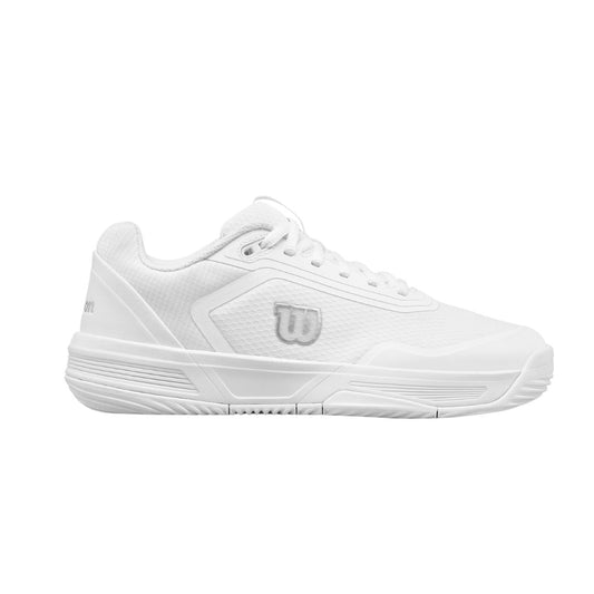 Wilson Courtglide Women Padel Shoes (White/White/Silver)