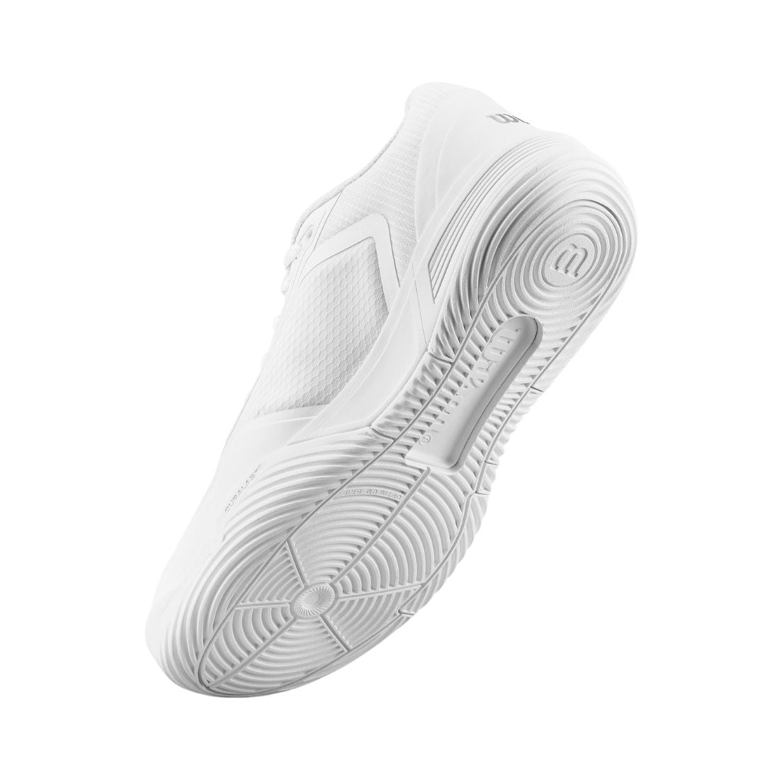 Wilson Courtglide Women Padel Shoes (White/White/Silver)