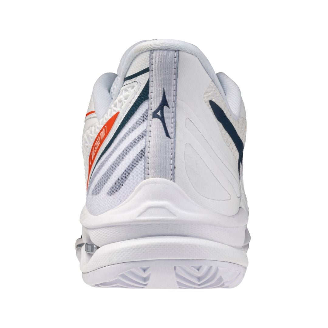 Mizuno Wave Exceed Tour 7 CC (U) (White/Insignia Blue/Orange)