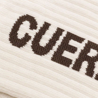 Cuera Padel Socks (2-Pack, Off-White/Dark Brown)