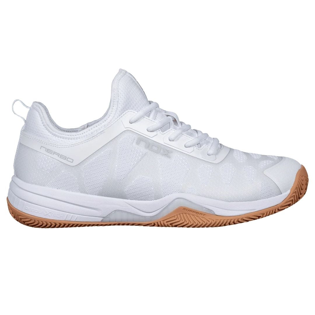 Nox Nerbo Padel Shoes (White/Gym Rubber)