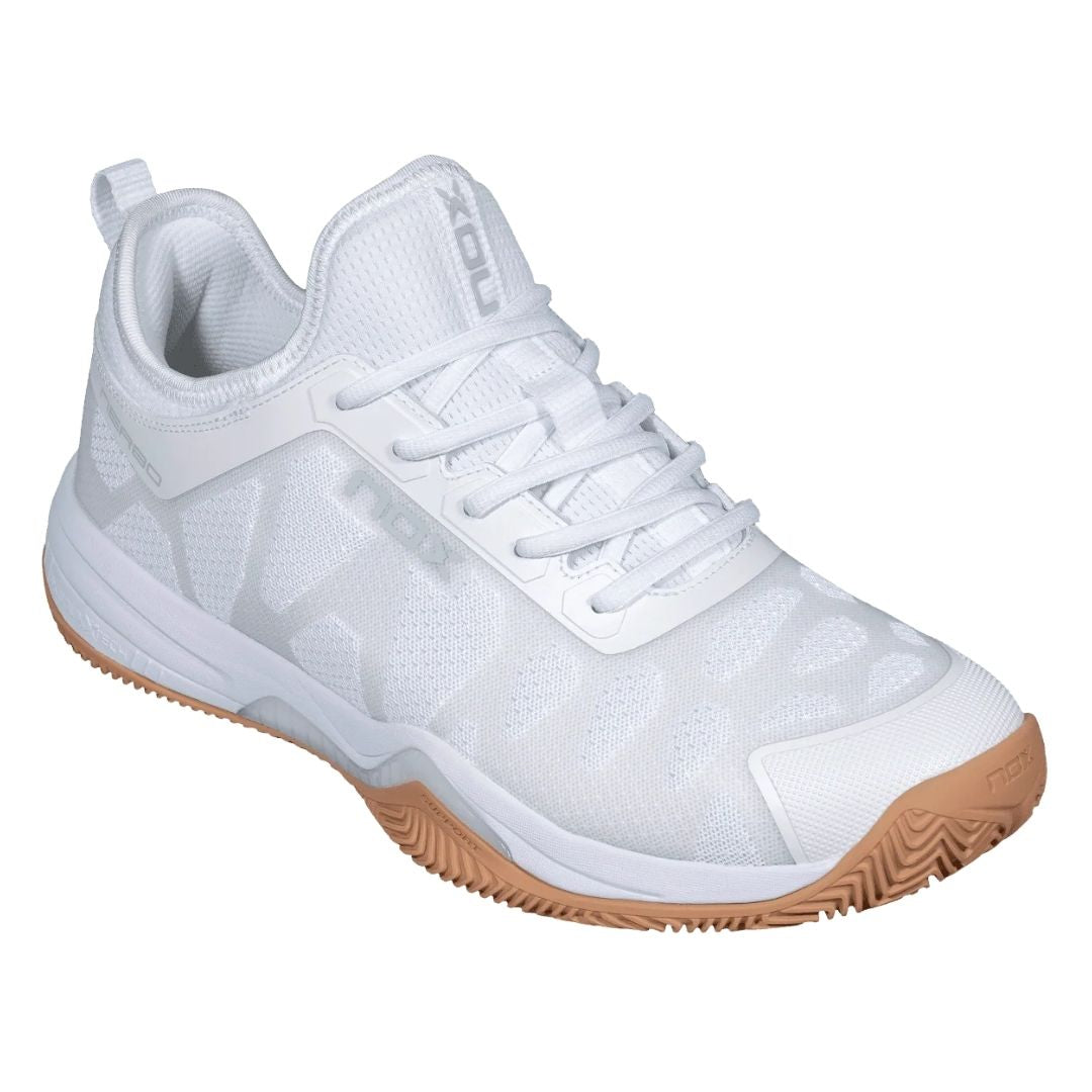 Nox Nerbo Padel Shoes (White/Gym Rubber)