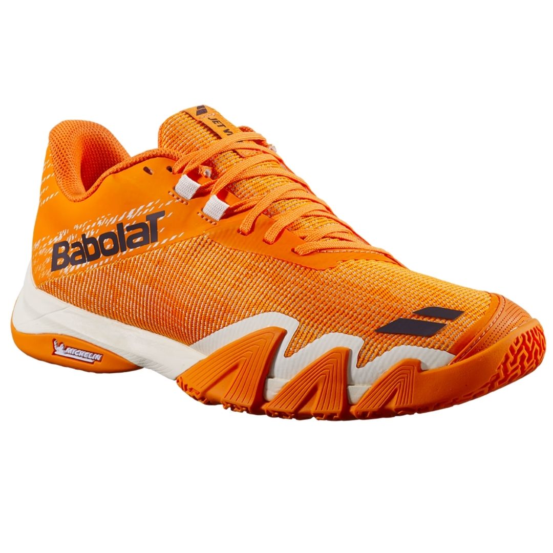Babolat Jet Viva Men 2026 Padel Shoes (Orange/Beige)