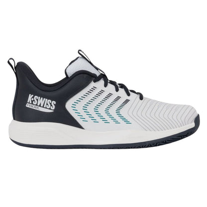K-Swiss Ultrashot Light Padel Shoes (White/Carbon/Baltic)