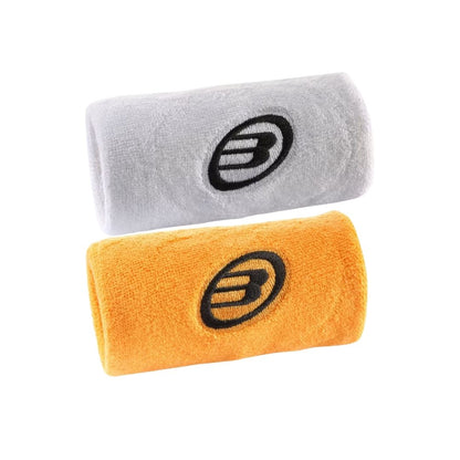 Bullpadel BPMU262 I Wristbands (2-Pack, Lava/Light Grey)