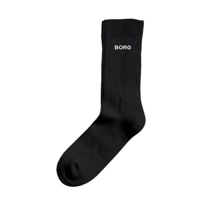 Björn Borg Essential Crew Socks (3-Pack, Black)
