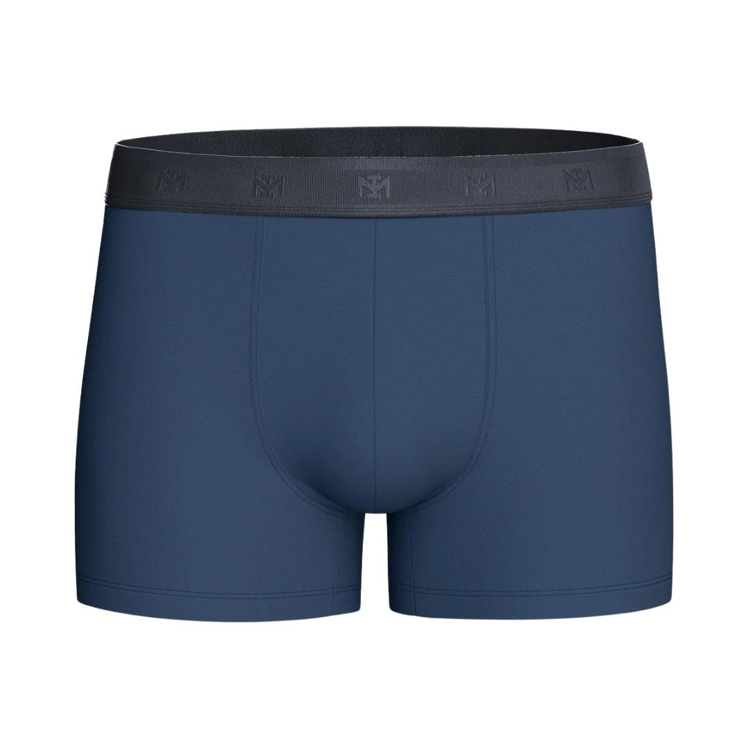 Impetus Plain Boxer Shorts (2-Pack, Blue+Navy Blue)