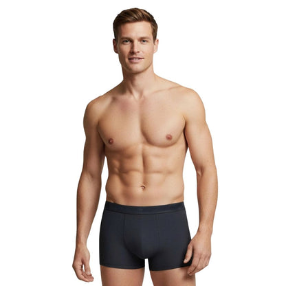 Impetus Plain Boxer Shorts (2-Pack, Blue+Navy Blue)