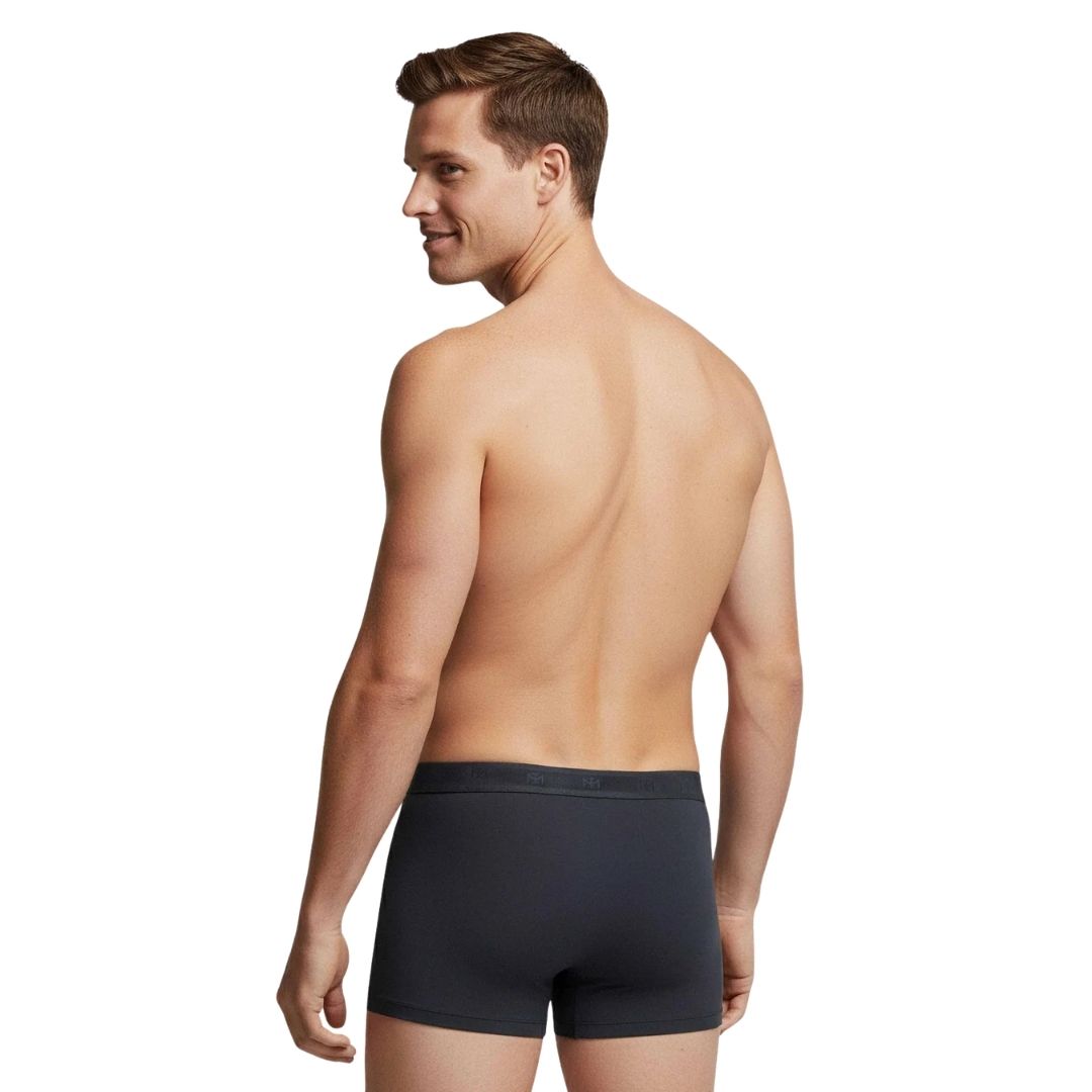 Impetus Plain Boxer Shorts (2-Pack, Blue+Navy Blue)