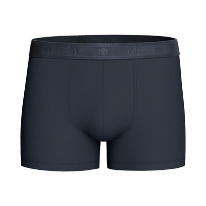 Impetus Plain Boxer Shorts (2-Pack, Grey+Navy Blue)