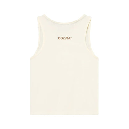 Cuera Oncourt Cropped Tank Top (Off White)