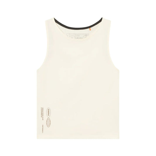 Cuera Oncourt Cropped Tank Top (Off White)