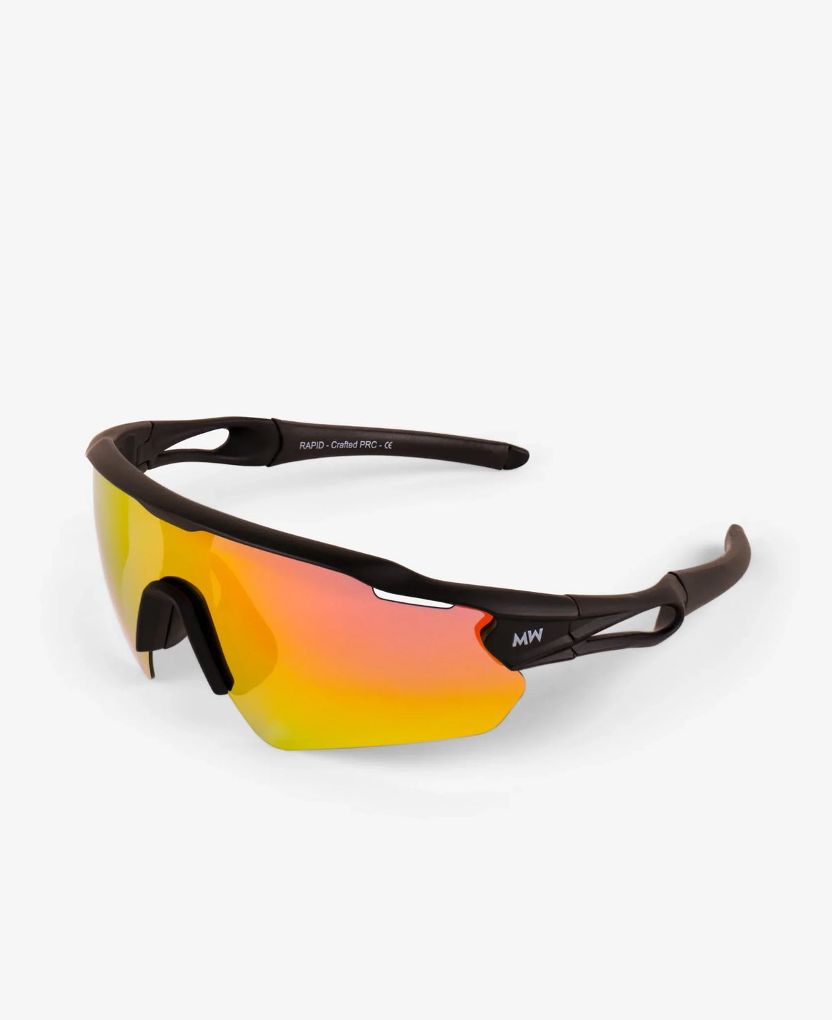 MessyWeekend Rapid Sunglasses (Black Sunset Polarized)