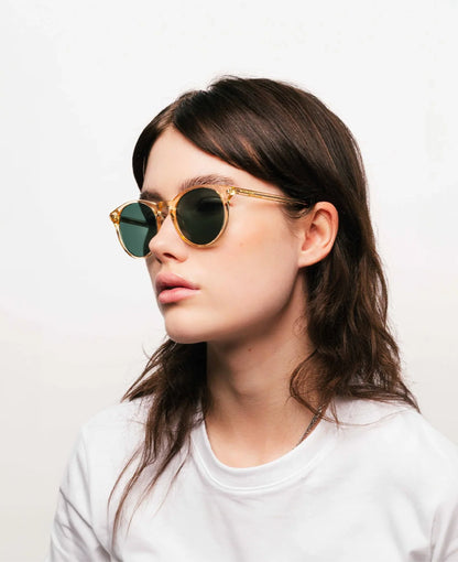 MessyWeekend New Depp Sunglasses (Champagne Green)