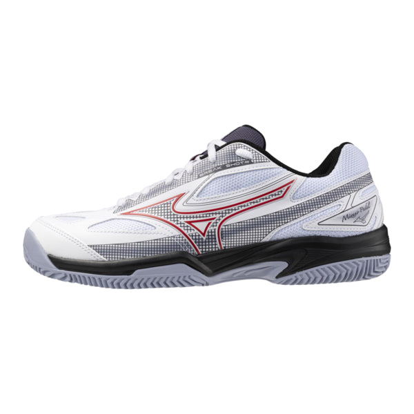 Mizuno Break Shot 4 Padel (White/Salsa/Aleutian)