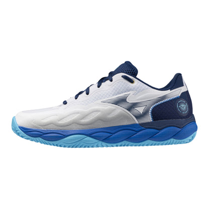 Mizuno Wave Enforce Court CC (White/Estate Blue/River Blue)