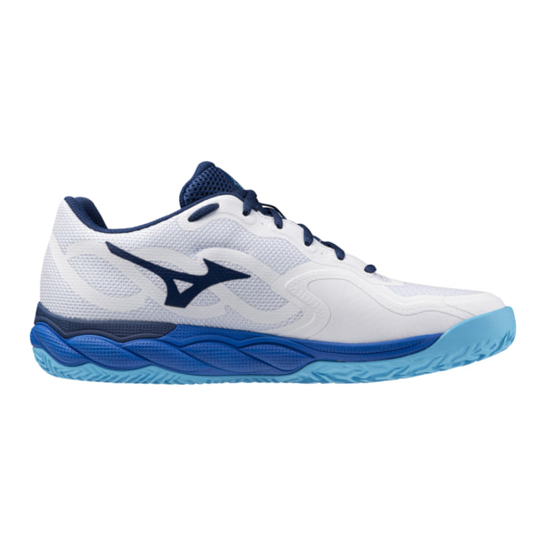 Mizuno Wave Enforce Court CC (White/Estate Blue/River Blue)