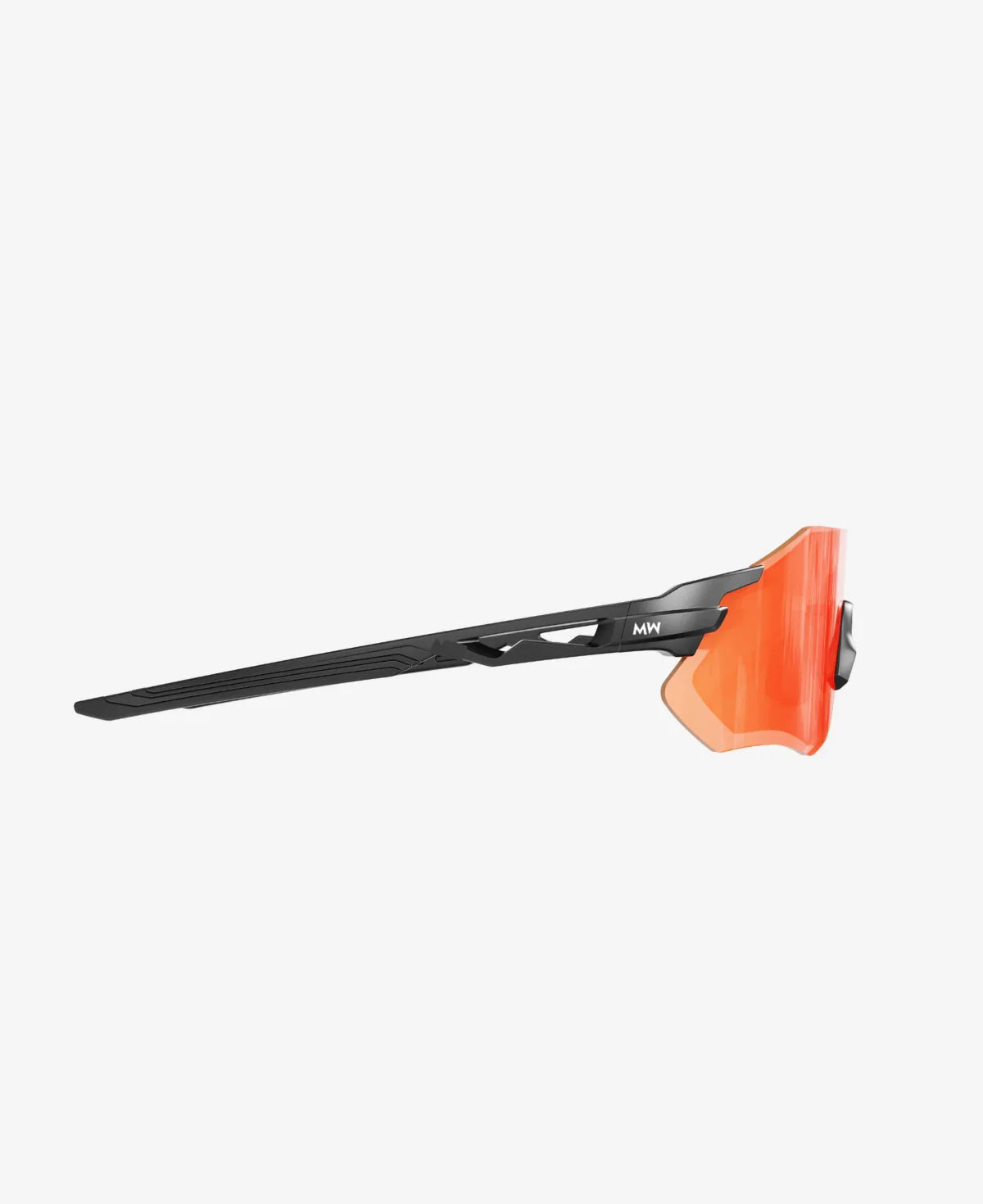 MessyWeekend Sonic Sunglasses (Black Orange Mirrored)
