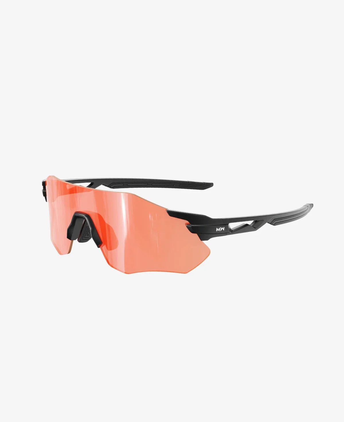 MessyWeekend Sonic Sunglasses (Black Orange Mirrored)