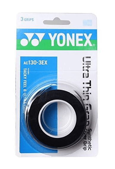 Yonex Ultra Thin Grap (3-Pack, Black)