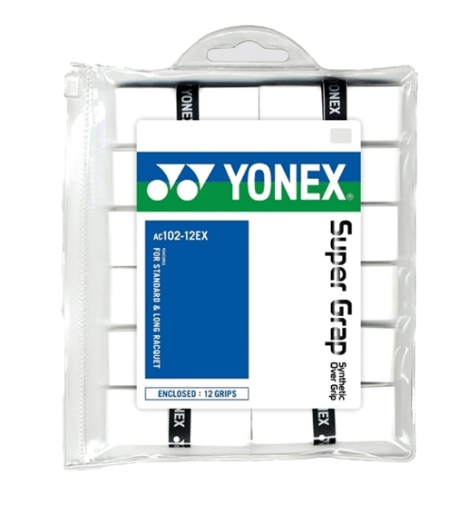 Yonex Super Grap (12er-Pack, Weiß)