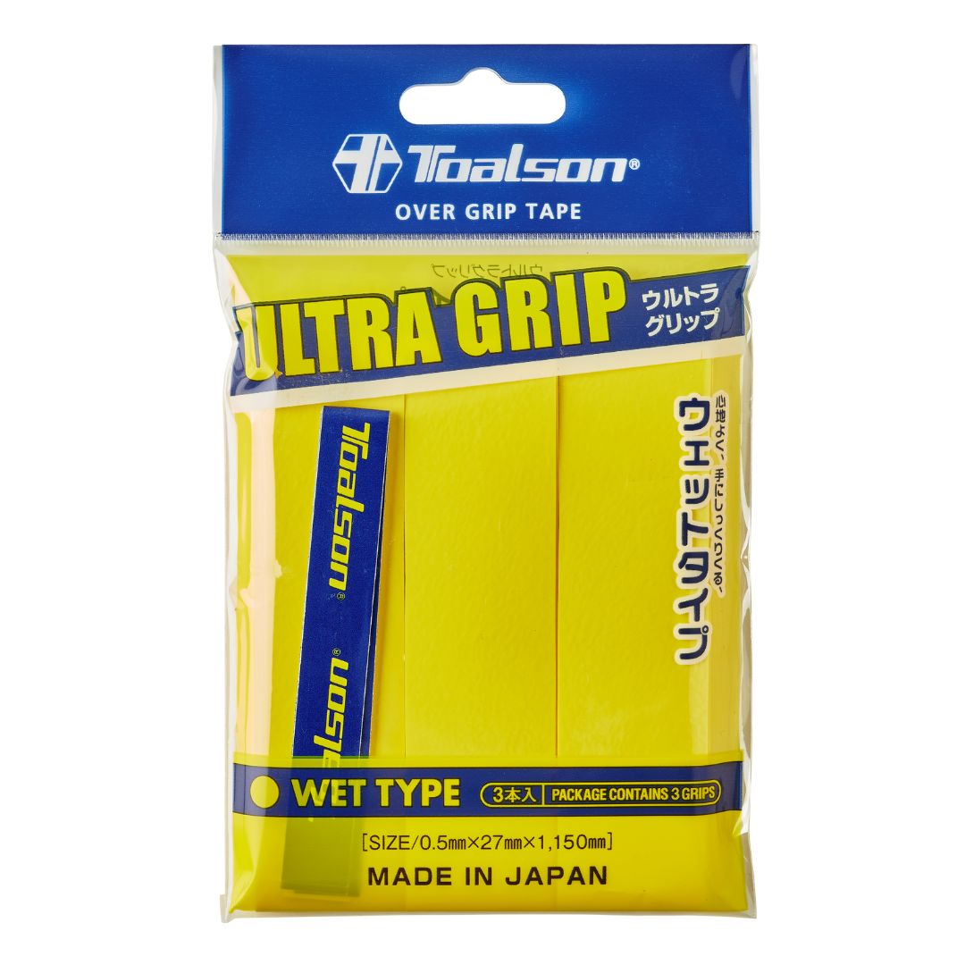 Toalson Ultra Grip 3-pack (Yellow) padellife