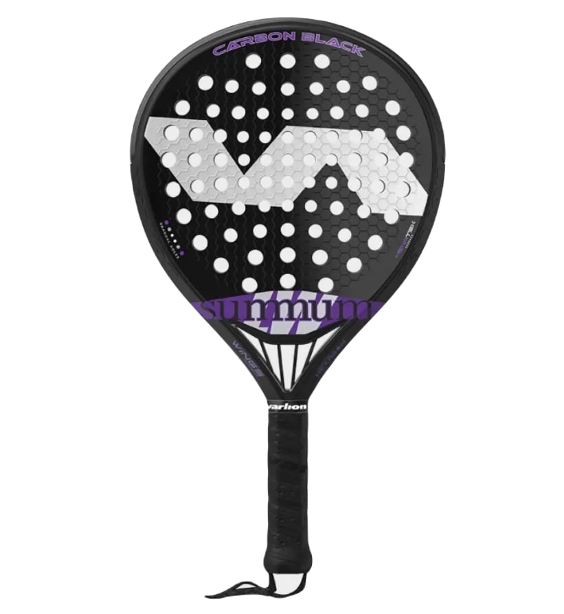 Varlion LW Summun Carbon Black Padel Racket - Mypadellife.com