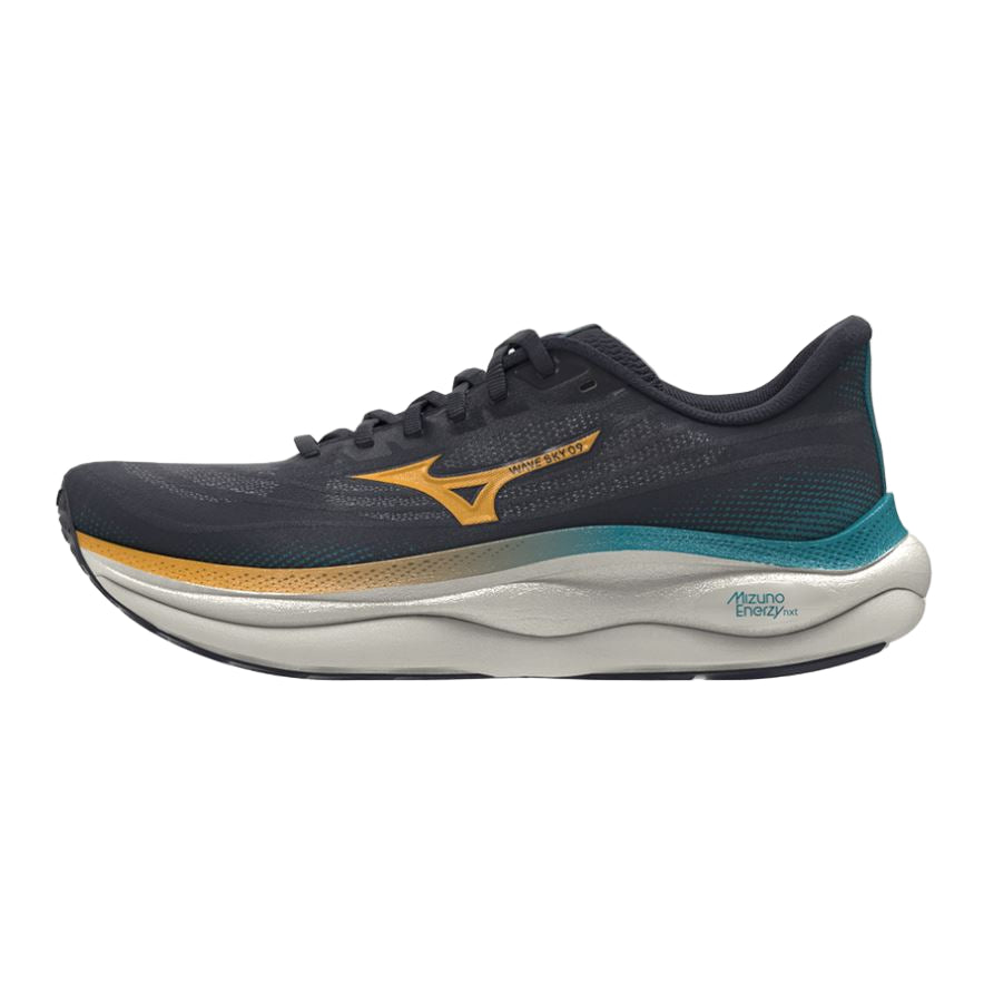 Mizuno Wave Sky 9 (M) Running Shoes (Baritone Blue/Citrus/Capri Breeze)