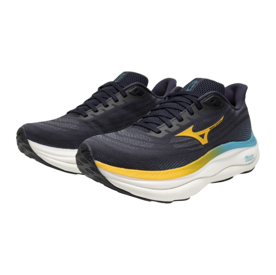 Mizuno Wave Sky 9 (M) Running Shoes (Baritone Blue/Citrus/Capri Breeze)
