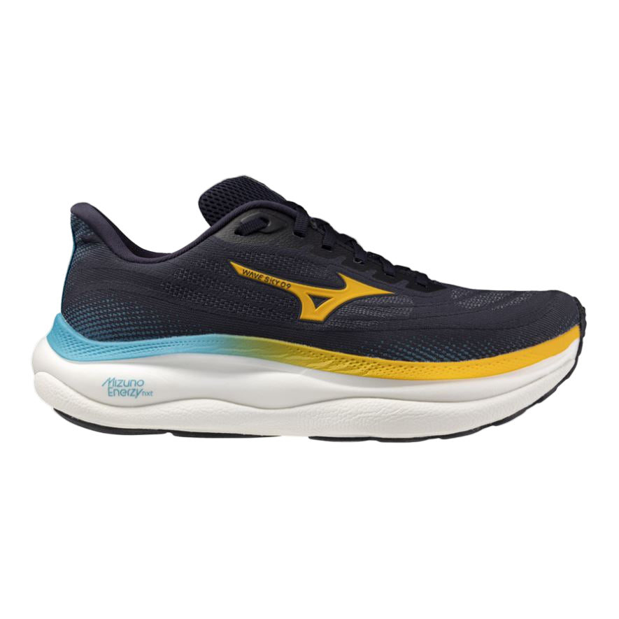 Mizuno Wave Sky 9 (M) Running Shoes (Baritone Blue/Citrus/Capri Breeze)