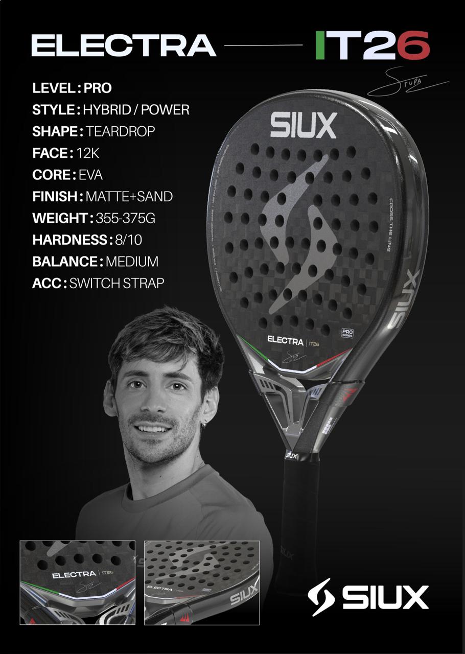 Siux Electra Pro IT26 Padel Racket