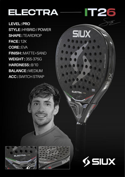 Siux Electra Pro IT26 Padel Racket