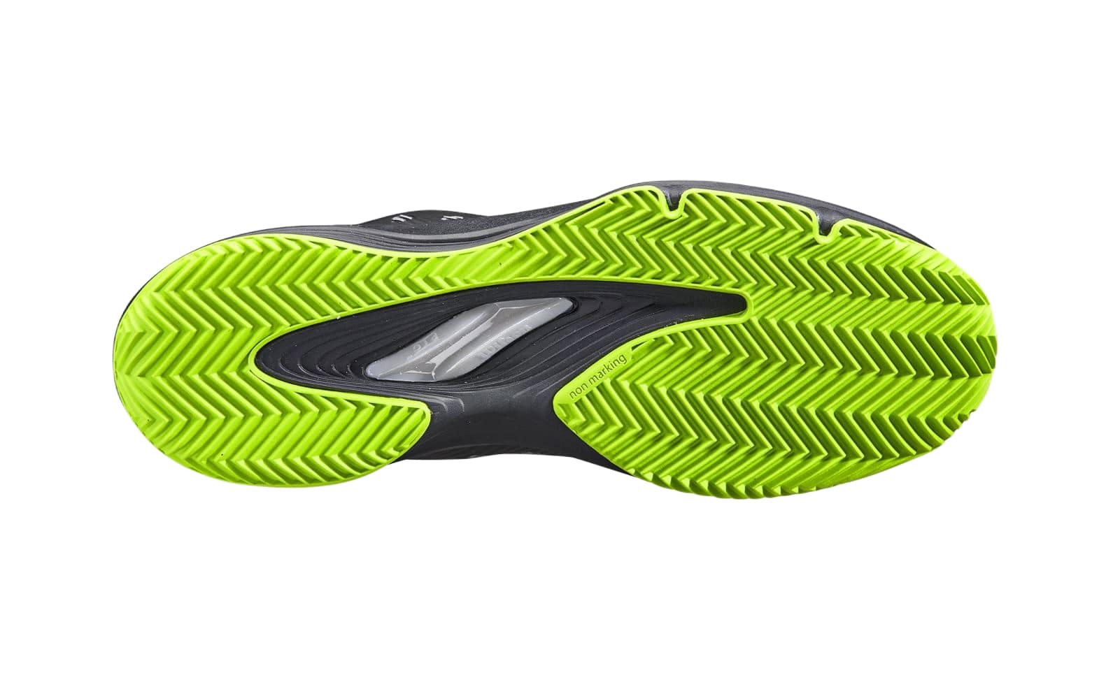 Wilson Hurakn Padel Shoes (Black/Jasmine Green) - Mypadellife.com