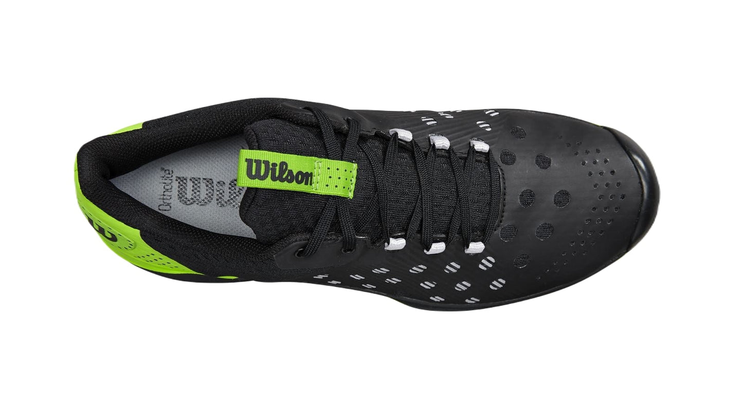 Wilson Hurakn Padel Shoes (Black/Jasmine Green) - Mypadellife.com