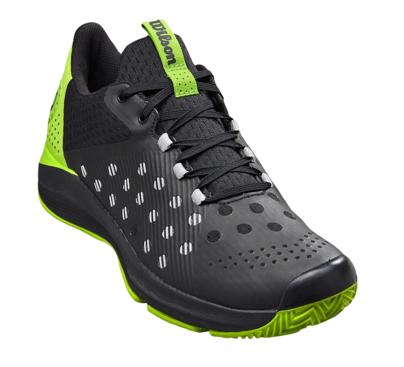 Wilson Hurakn Padel Shoes (Black/Jasmine Green) - Mypadellife.com