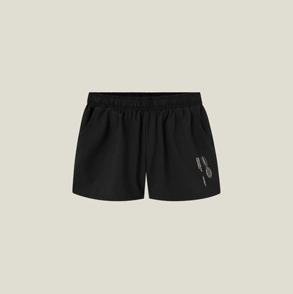 Cuera Women's Active Globe Shorts (Black)