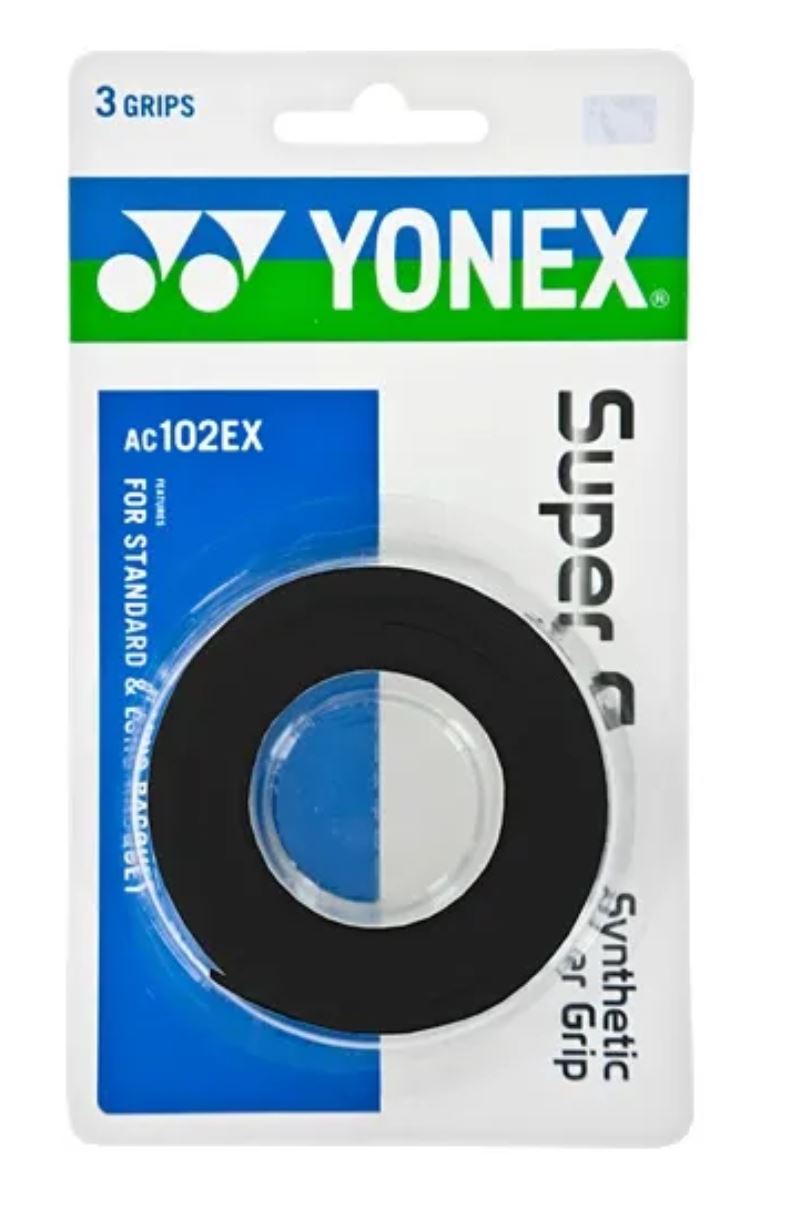 Yonex Dry Super Grap (3-pack, Black)