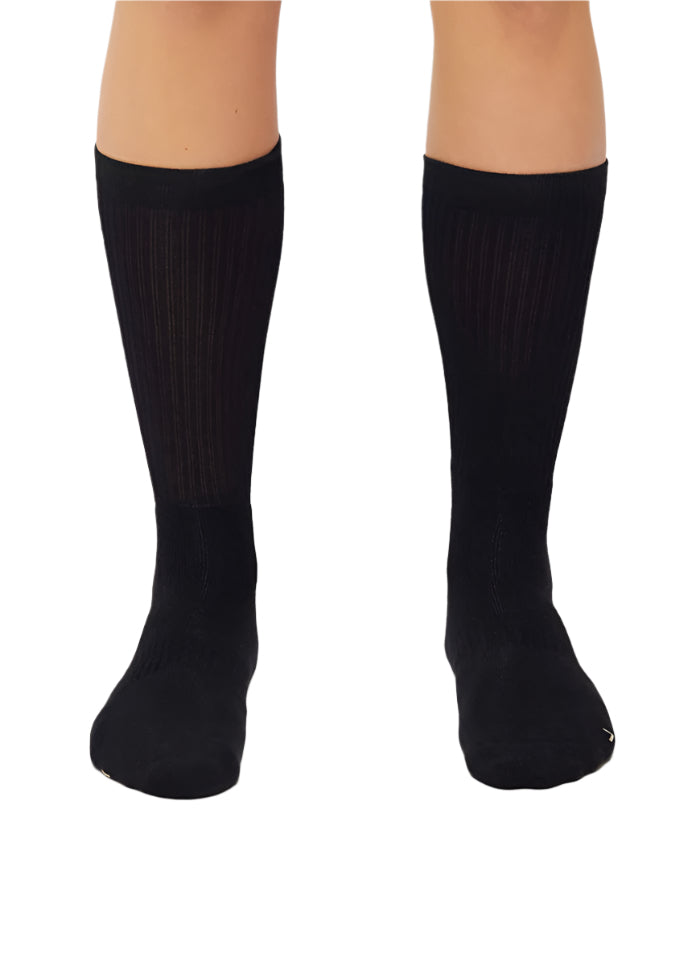 Cuera Bandeja Padel Socks (2-Pack, Black/Sand)