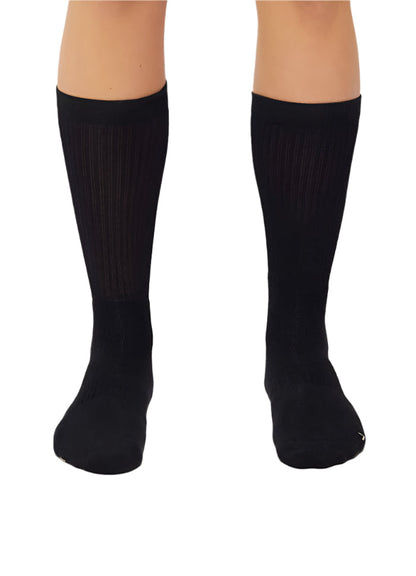 Cuera Bandeja Padel Socks (2-Pack, Black/Sand)