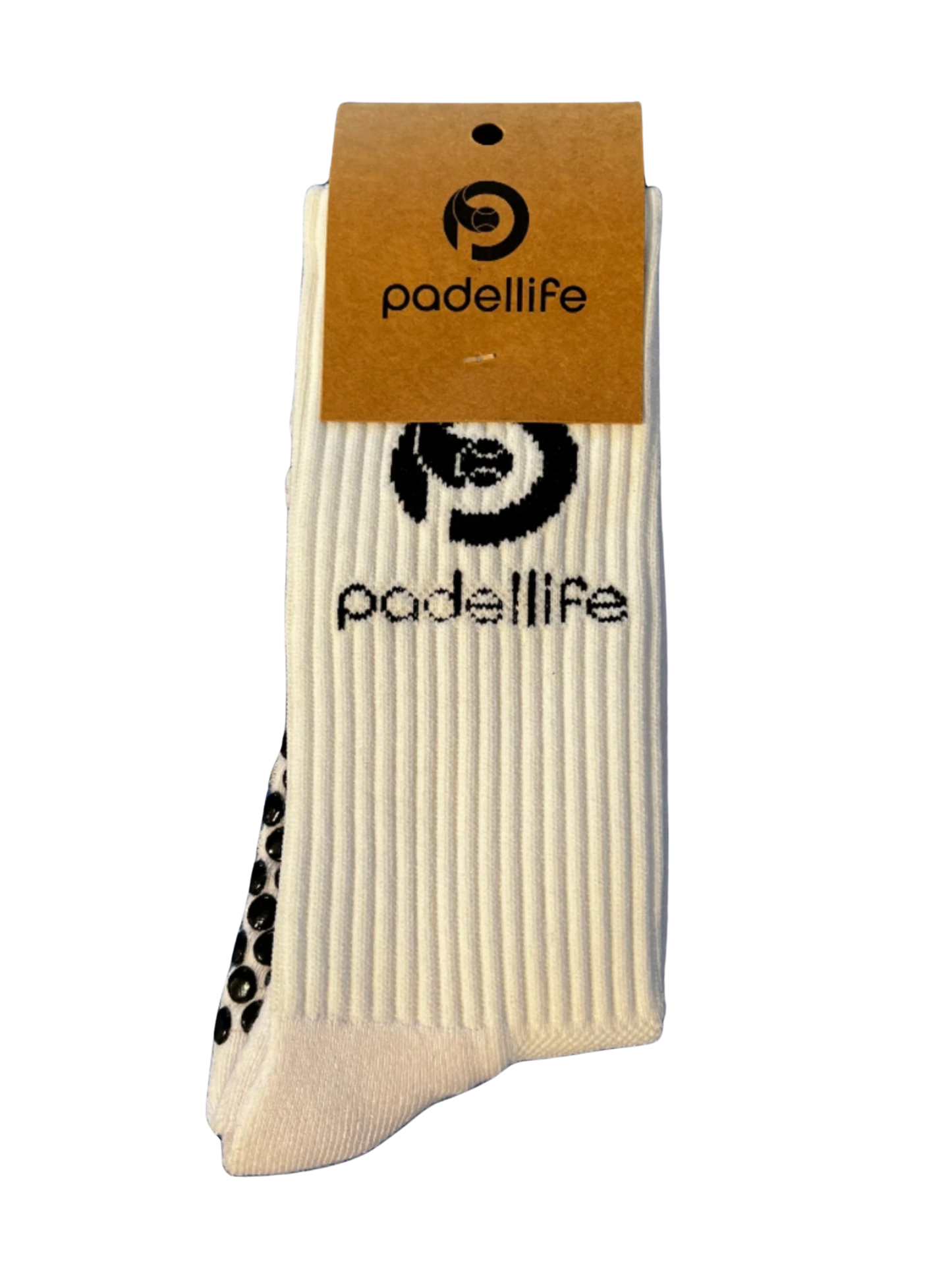 Padellife Gripsocks 2.0 (1 Pair, White/Black)